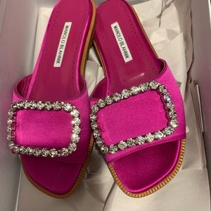 Manolo Blahnik Slides